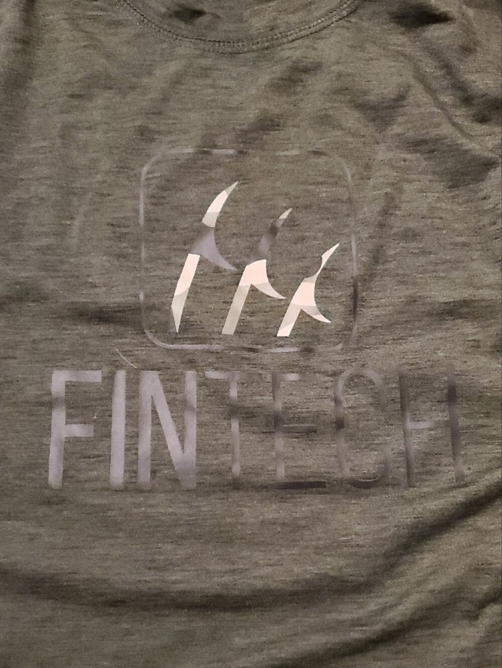 Fintech Men's Long Sleeve Tee in Olive Green - Picture 3 of 8